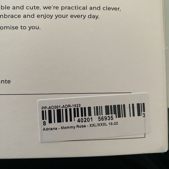 NIB PP Mommy Robe - Picture 3 of 3